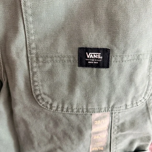 Vans Drill Chore Carpenter loose fit Olive Green pants